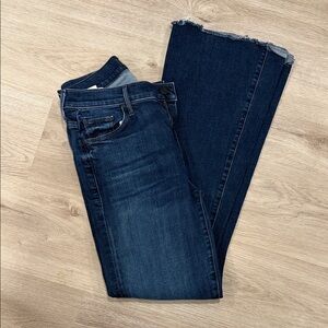 MOTHER Ankle Jeans in Deep Indigo